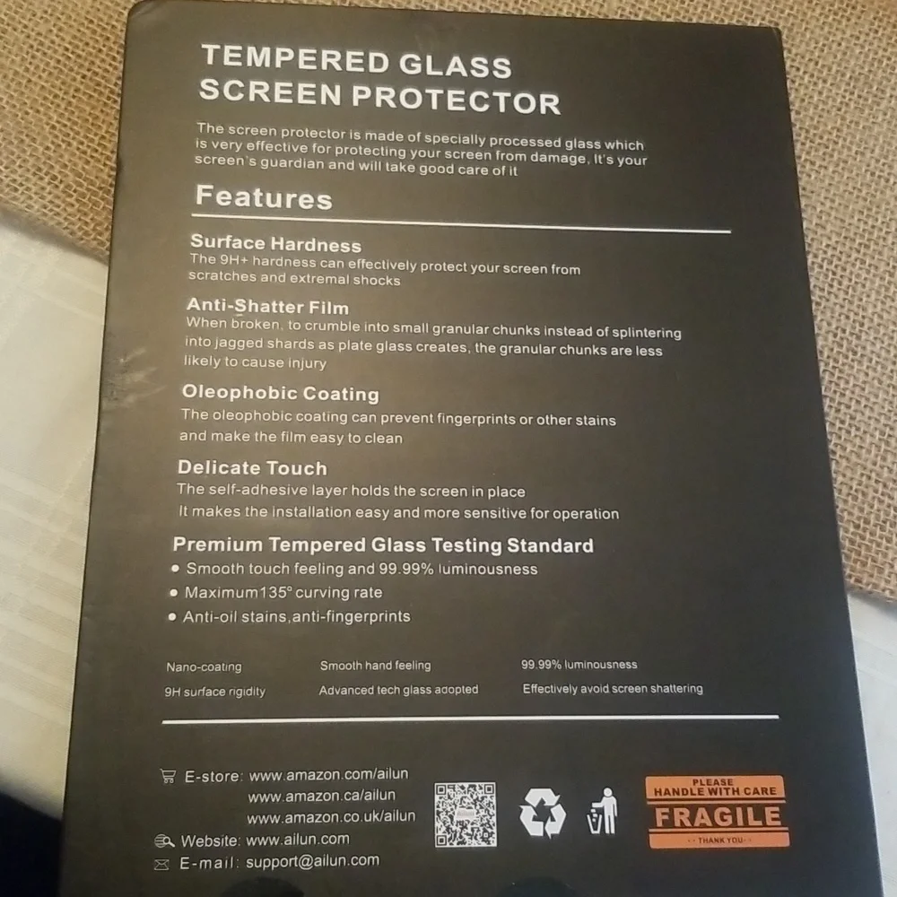 Glass Screen protector 2pack